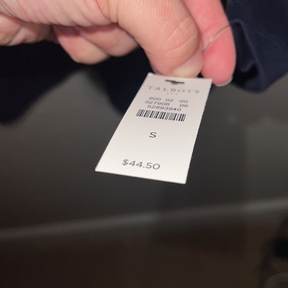 NWT Talbots Navy Blue 3 Quarter Inch Top - Picture 4 of 7